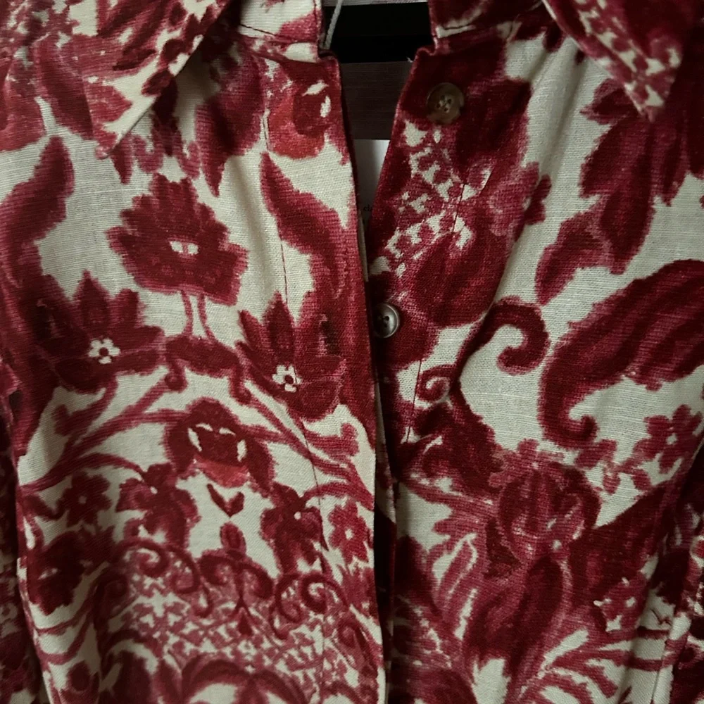 NWT Sezane Etia Midi dress FR 38 US 6 - Picture 5 of 11